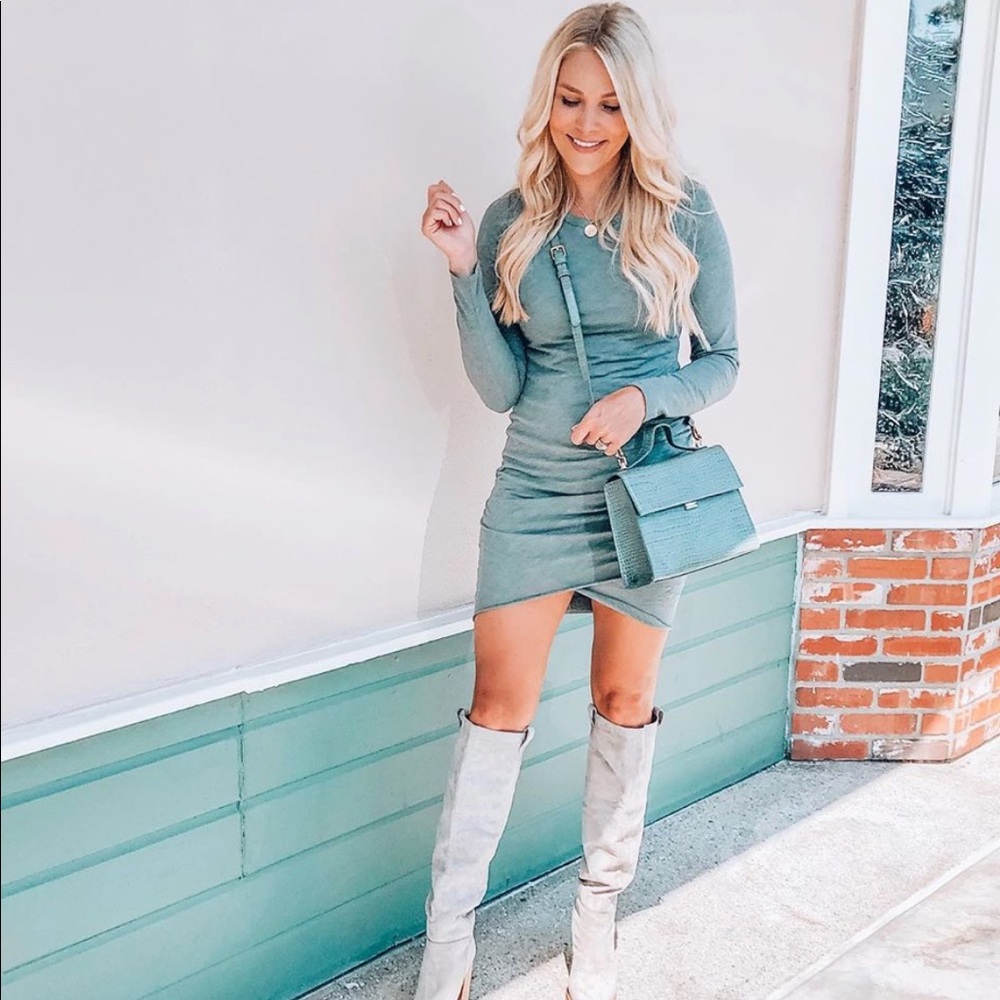 Long sleeve t-shirt dress